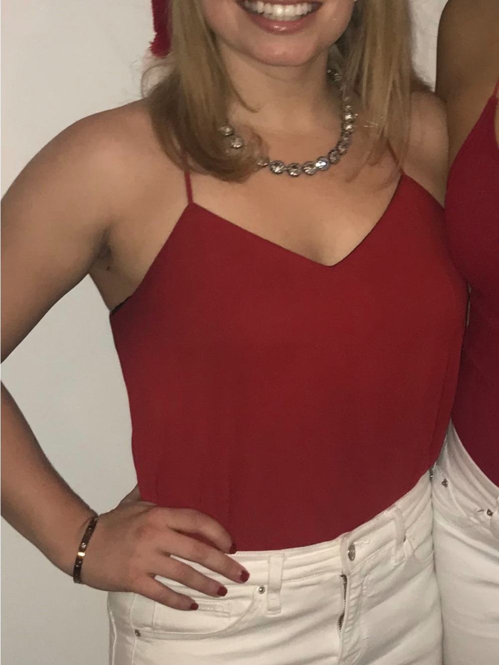 Express Red V-Neck Women’s Cami Top